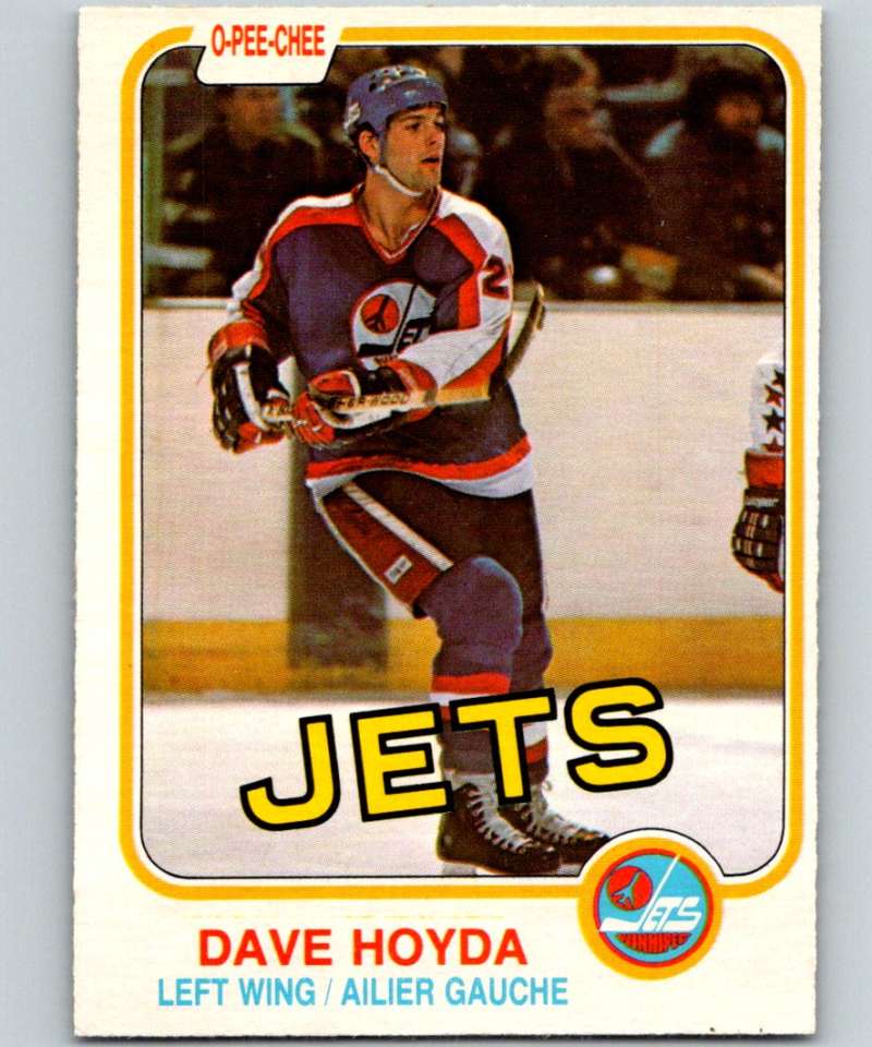 1981-82 O-Pee-Chee #366 Dave Hoyda Winn Jets UER 6659