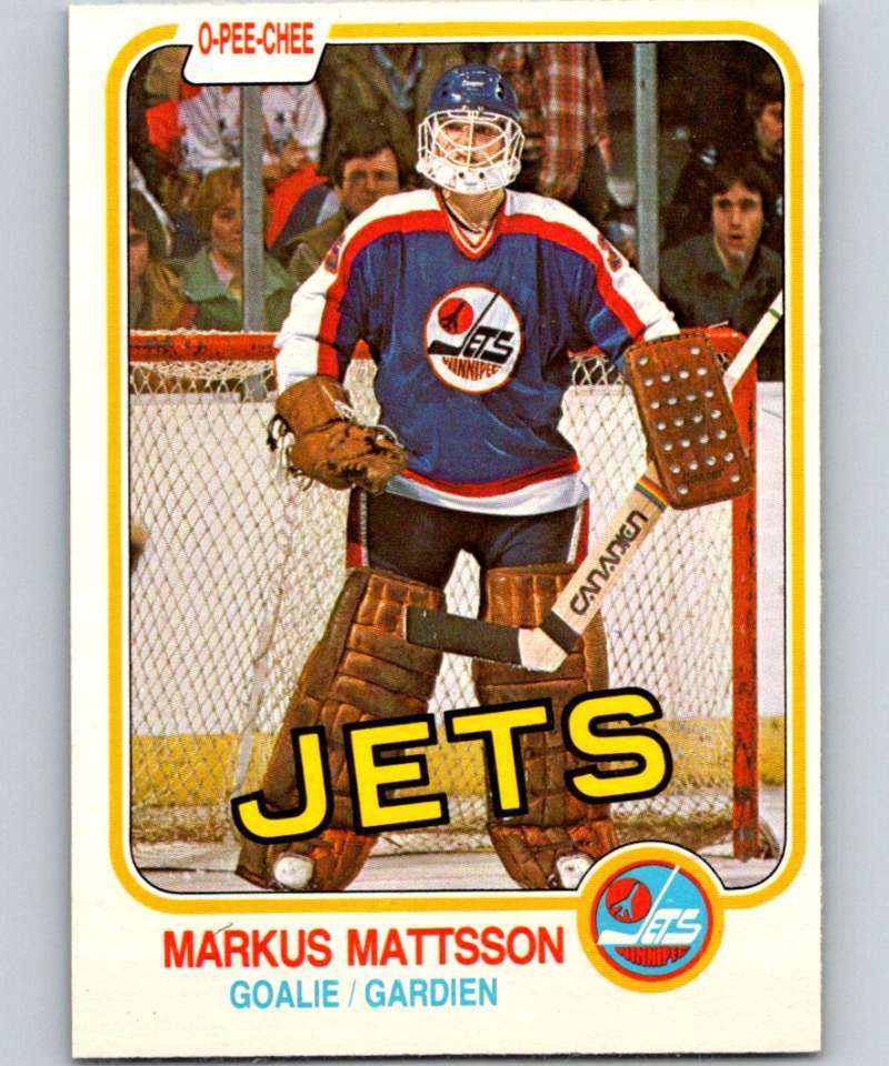 1981-82 O-Pee-Chee #374 Markus Mattsson Winn Jets 6667