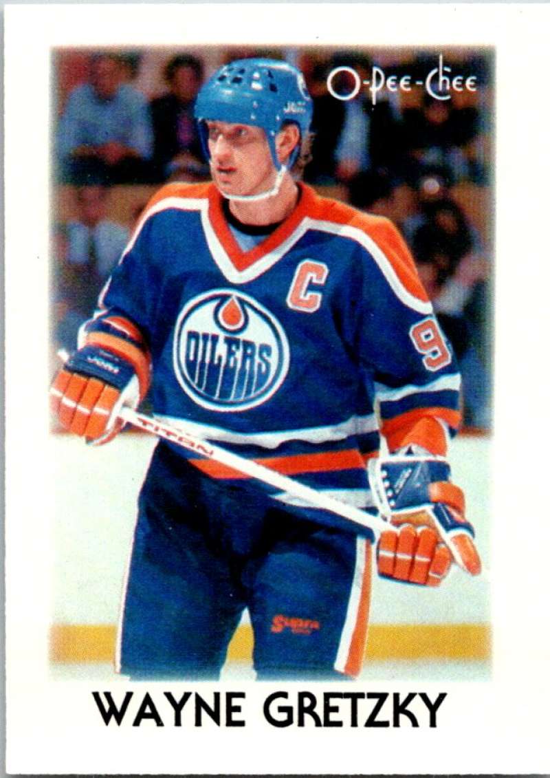 1987-88 O-Pee-Chee Minis #13 Wayne Gretzky Oilers NHL 05402