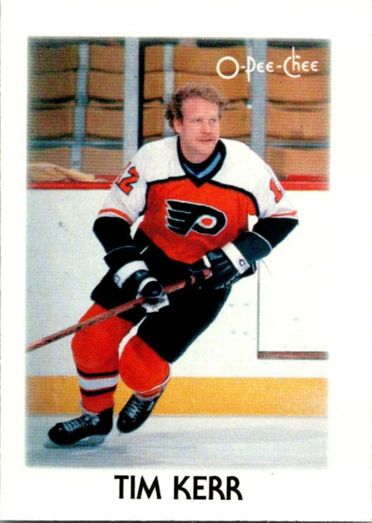 1987-88 O-Pee-Chee Minis #20 Tim Kerr Flyers NHL 05409 Image 1
