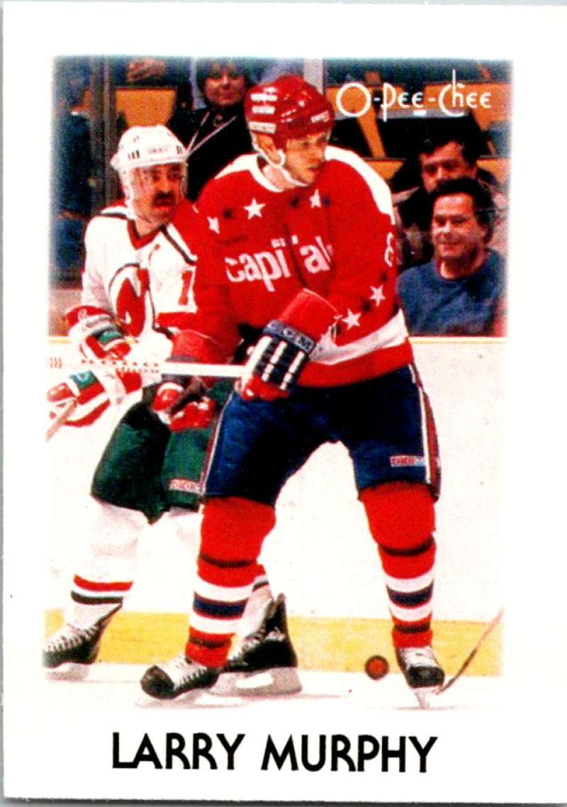 1987-88 O-Pee-Chee Minis #31 Larry Murphy Capitals NHL 05420