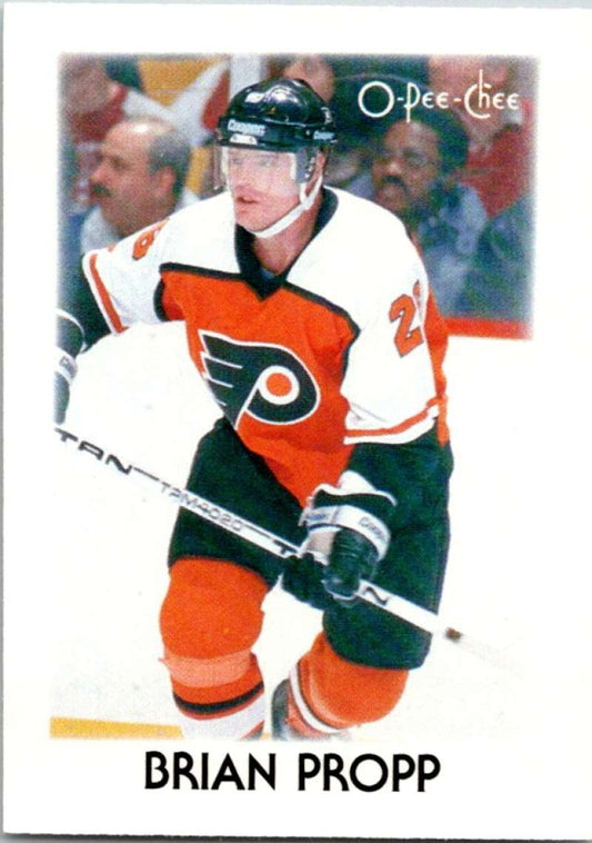 1987-88 O-Pee-Chee Minis #33 Brian Propp Flyers NHL 05422
