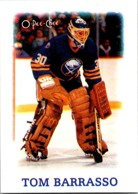 1988-89 O-Pee-Chee Minis #1 Tom Barrasso Sabres NHL 04728