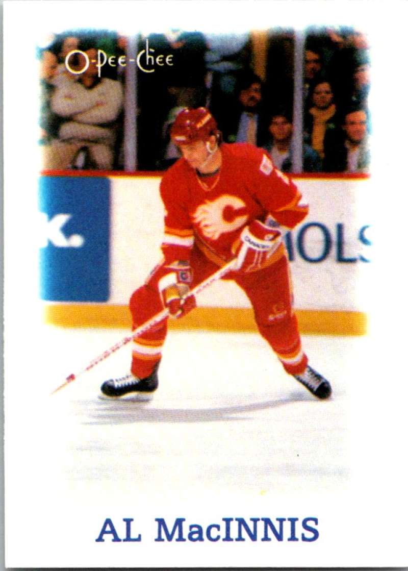 1988-89 O-Pee-Chee Minis #22 Al MacInnis Flames NHL 04749 Image 1
