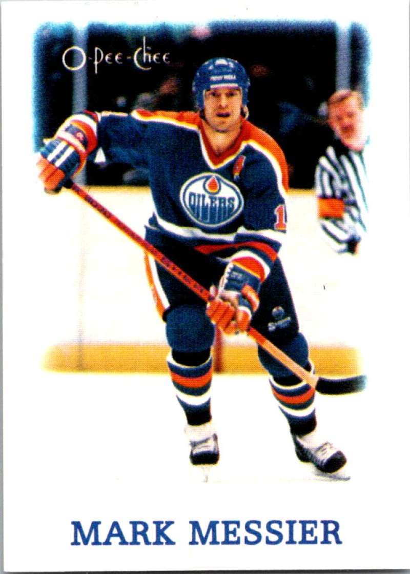1988-89 O-Pee-Chee Minis #25 Mark Messier Oilers NHL 05434