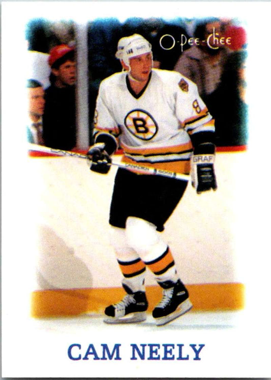 1988-89 O-Pee-Chee Minis #27 Cam Neely Bruins NHL 05436 Image 1