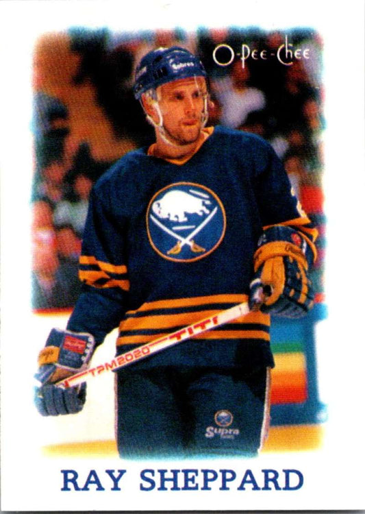 1988-89 O-Pee-Chee Minis #35 Ray Sheppard Sabres NHL 05444 Image 1