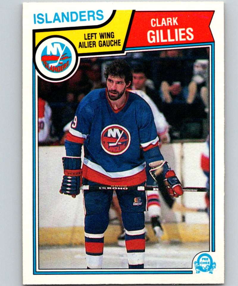 1983-84 O-Pee-Chee #6 Clark Gillies NY Islanders NHL Hockey