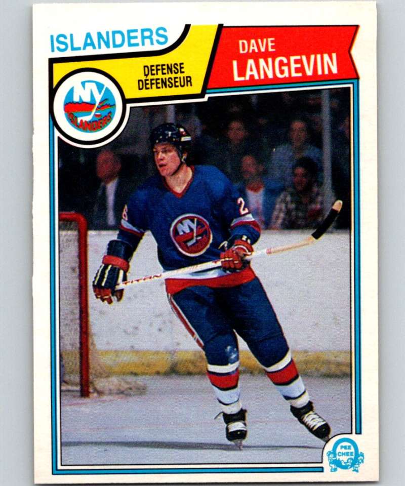 1983-84 O-Pee-Chee #11 Dave Langevin NY Islanders NHL Hockey