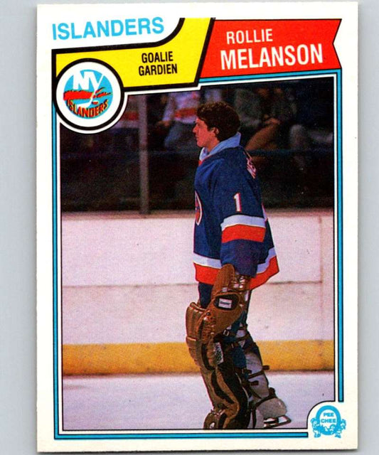 1983-84 O-Pee-Chee #12 Rollie Melanson RC Rookie NY Islanders NHL Hockey