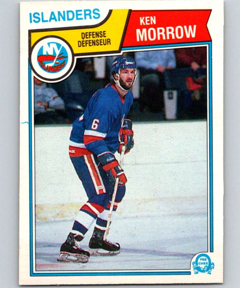 1983-84 O-Pee-Chee #13 Ken Morrow NY Islanders NHL Hockey
