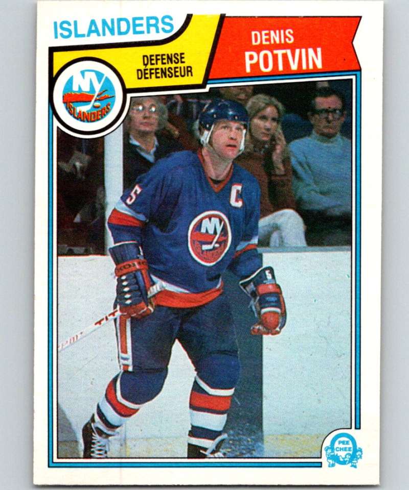 1983-84 O-Pee-Chee #16 Denis Potvin NY Islanders NHL Hockey