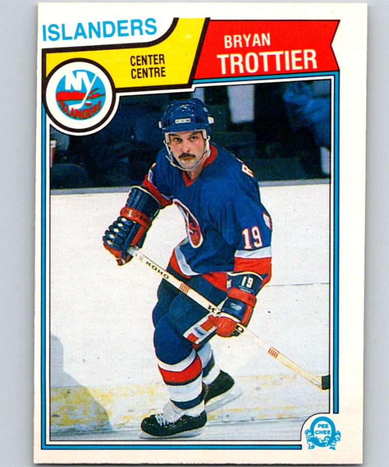 1983-84 O-Pee-Chee #21 Bryan Trottier NY Islanders NHL Hockey
