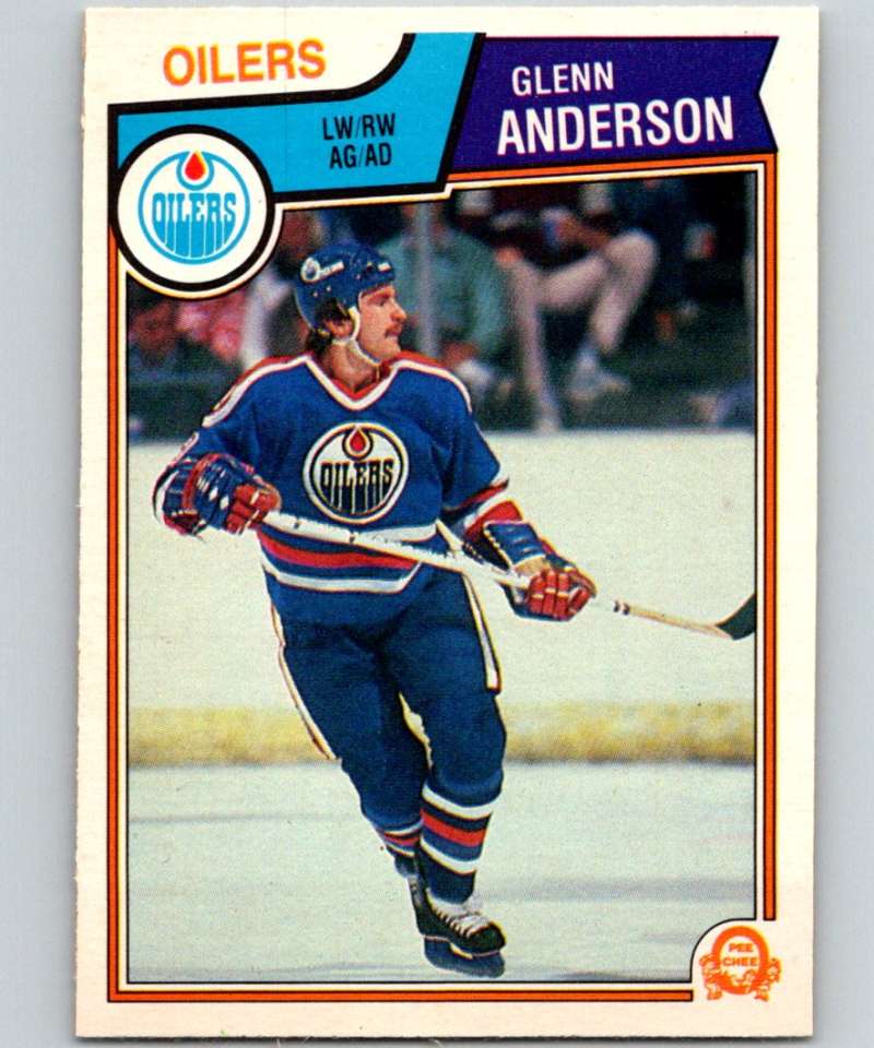 1983-84 O-Pee-Chee #24 Glenn Anderson Oilers NHL Hockey