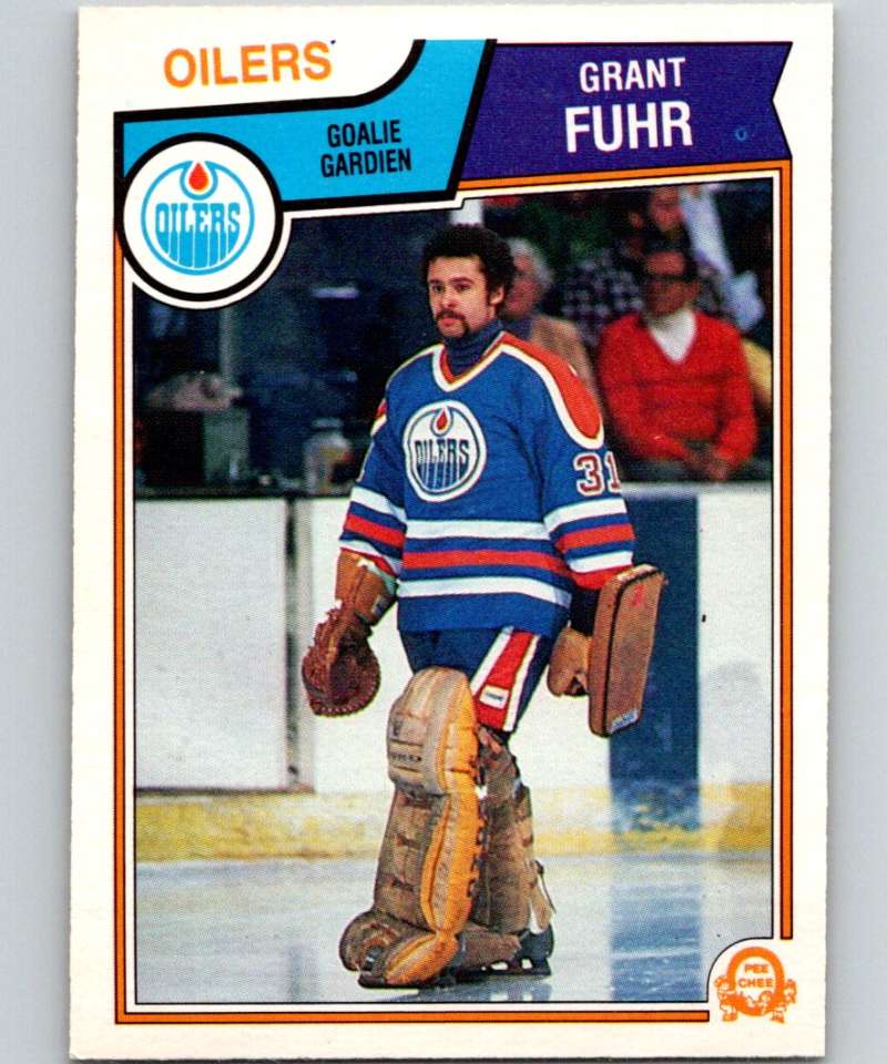 1983-84 O-Pee-Chee #27 Grant Fuhr Oilers NHL Hockey