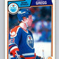 1983-84 O-Pee-Chee #28 Randy Gregg RC Rookie Oilers NHL Hockey