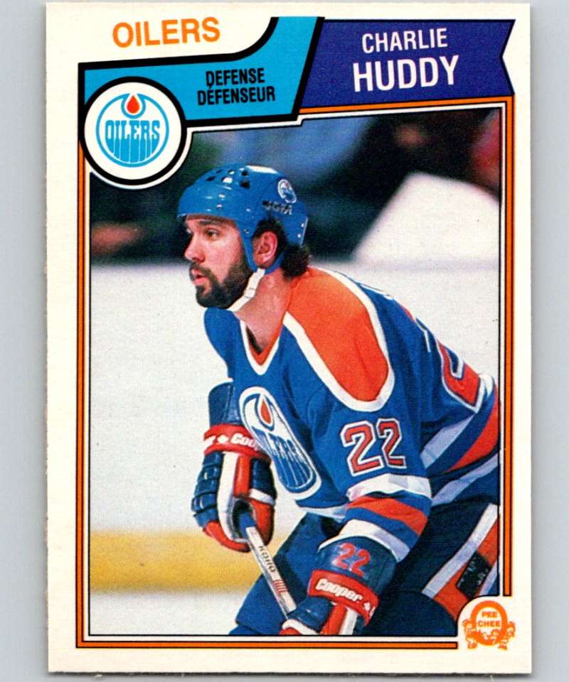 1983-84 O-Pee-Chee #30 Charlie Huddy RC Rookie Oilers NHL Hockey