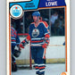 1983-84 O-Pee-Chee #37 Kevin Lowe Oilers NHL Hockey