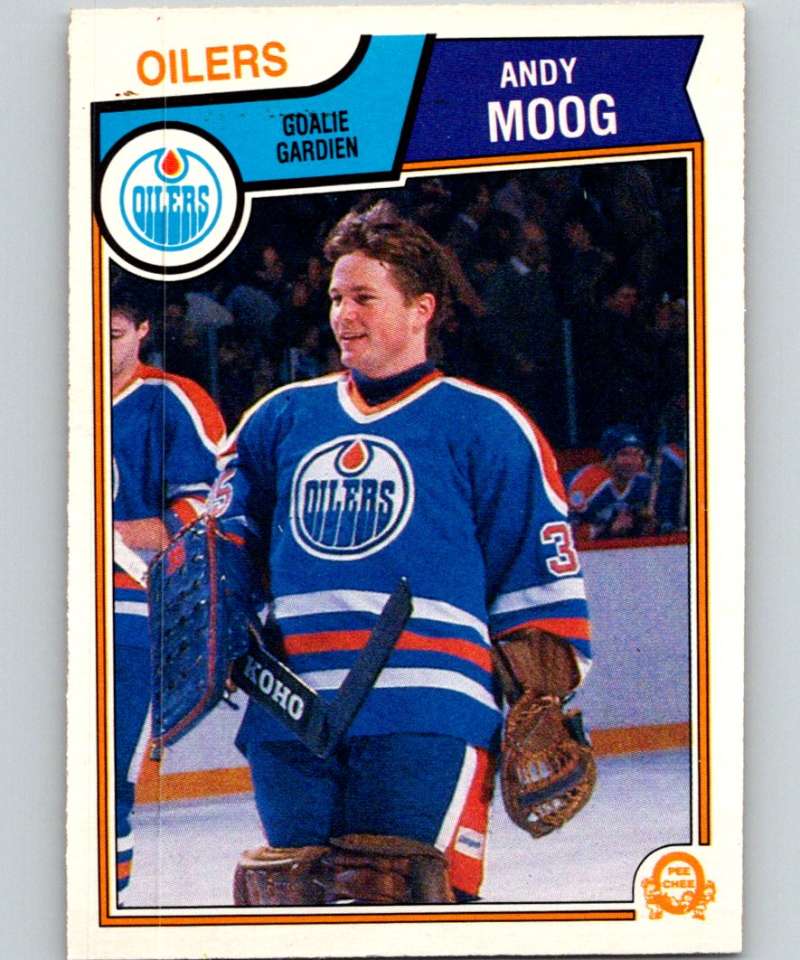 1983-84 O-Pee-Chee #40 Andy Moog Oilers NHL Hockey