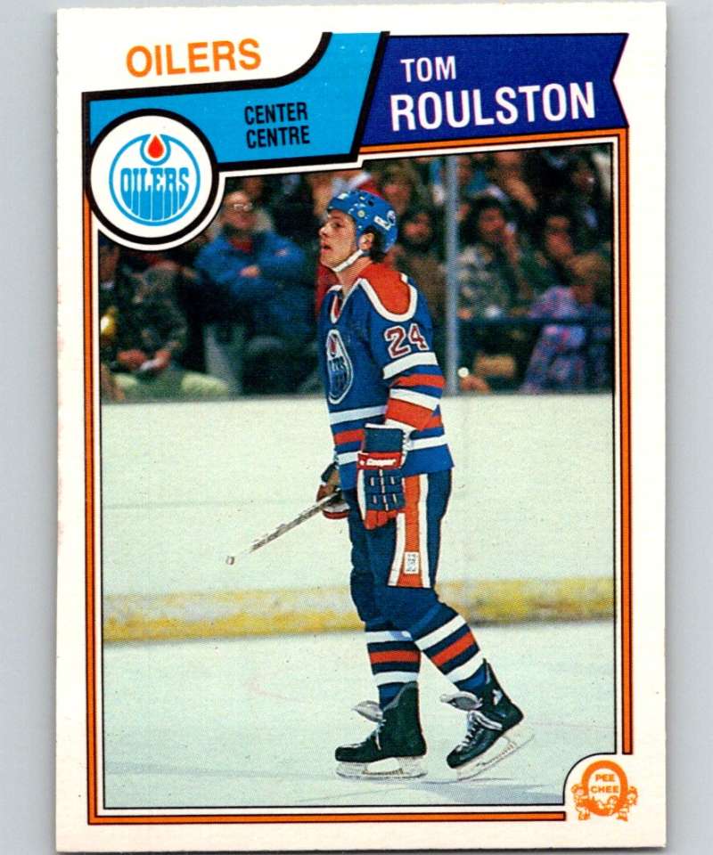1983-84 O-Pee-Chee #42 Tom Roulston Oilers NHL Hockey