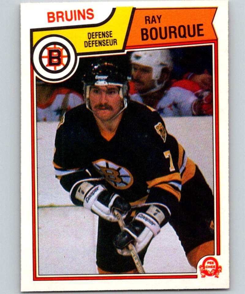 1983-84 O-Pee-Chee #45 Ray Bourque Bruins UER NHL Hockey