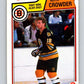 1983-84 O-Pee-Chee #47 Keith Crowder Bruins NHL Hockey