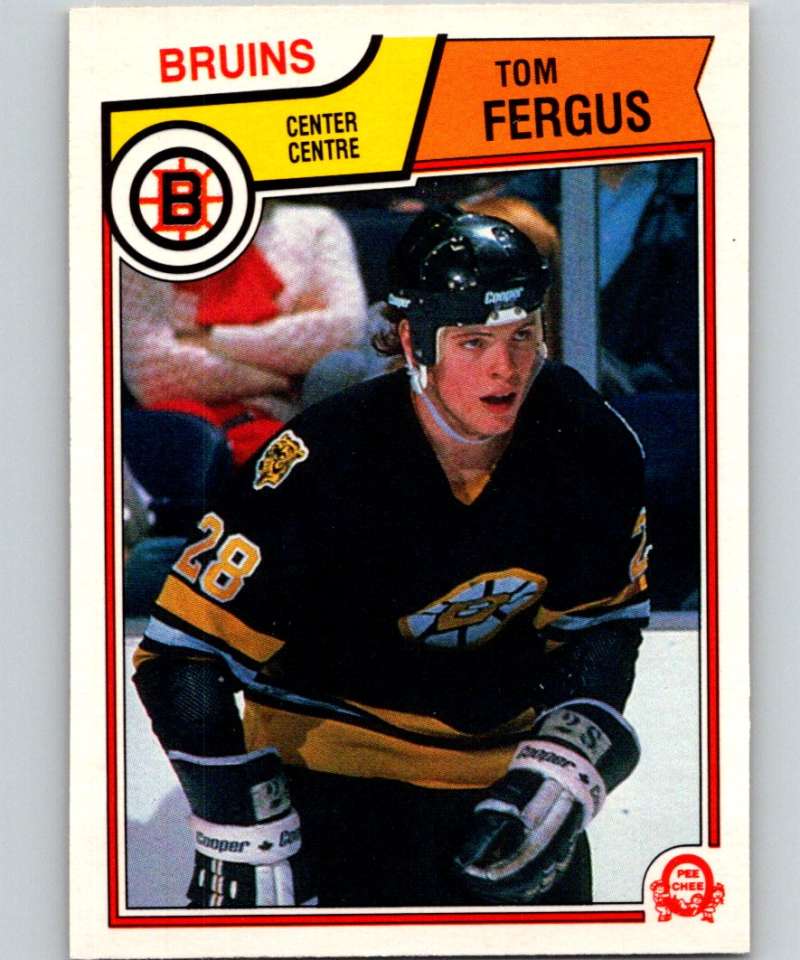 1983-84 O-Pee-Chee #49 Tom Fergus Bruins NHL Hockey