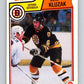 1983-84 O-Pee-Chee #51 Gord Kluzak RC Rookie Bruins NHL Hockey