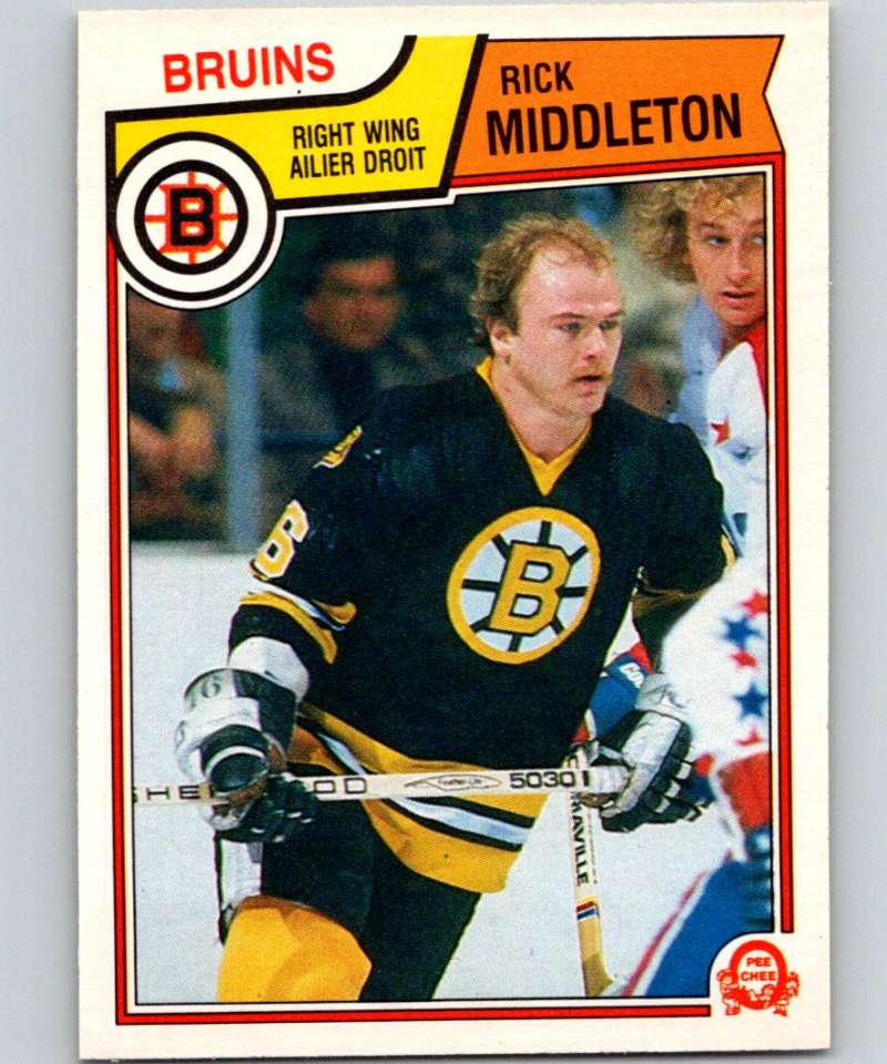1983-84 O-Pee-Chee #54 Rick Middleton Bruins NHL Hockey