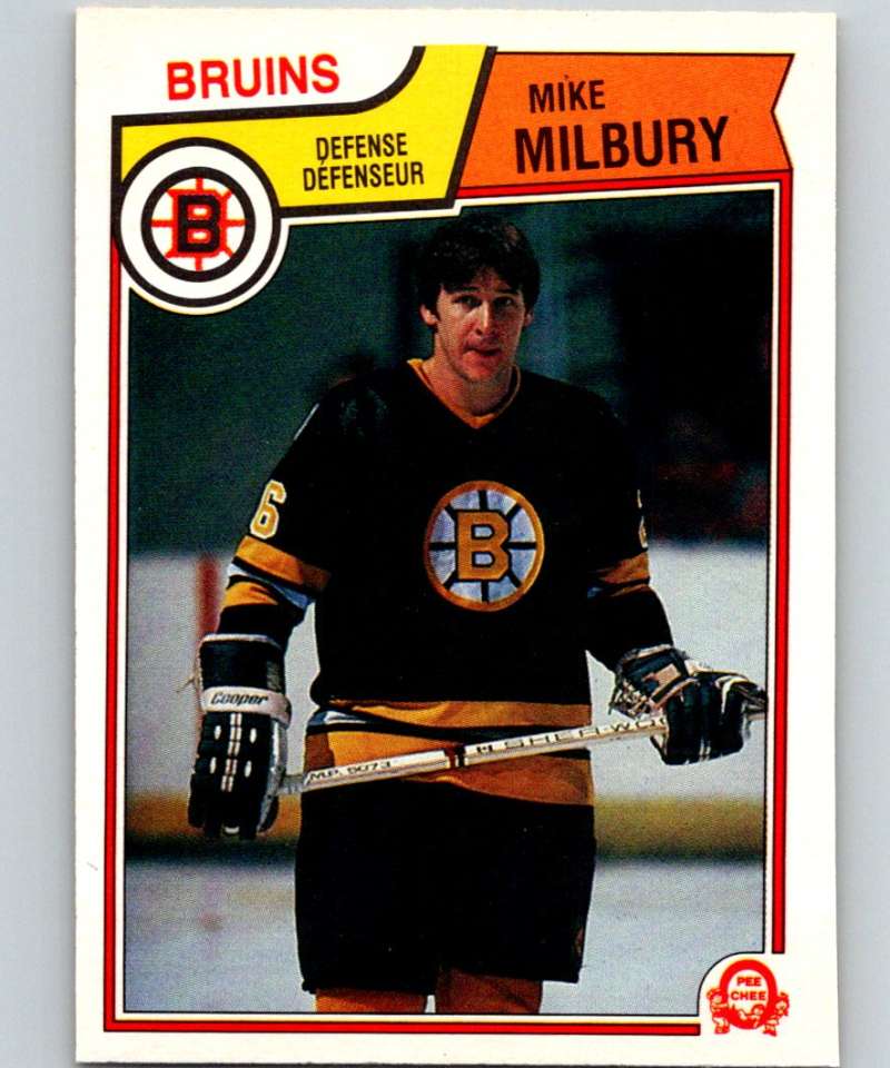1983-84 O-Pee-Chee #55 Mike Milbury Bruins NHL Hockey