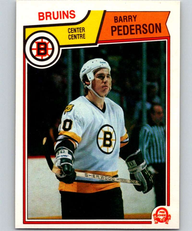 1983-84 O-Pee-Chee #57 Barry Pederson Bruins NHL Hockey
