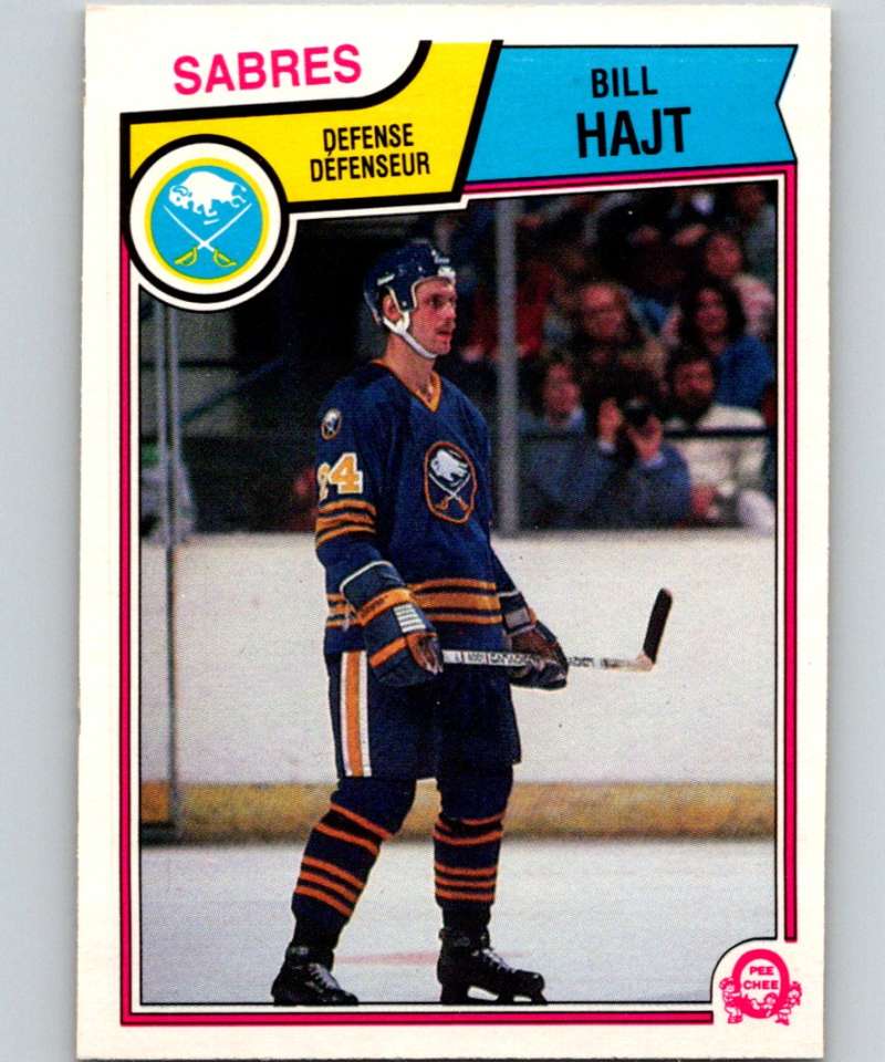 1983-84 O-Pee-Chee #64 Bill Hajt Sabres NHL Hockey