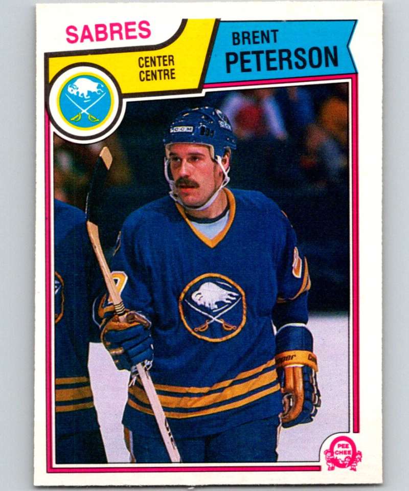1983-84 O-Pee-Chee #68 Brent Peterson RC Rookie Sabres NHL Hockey
