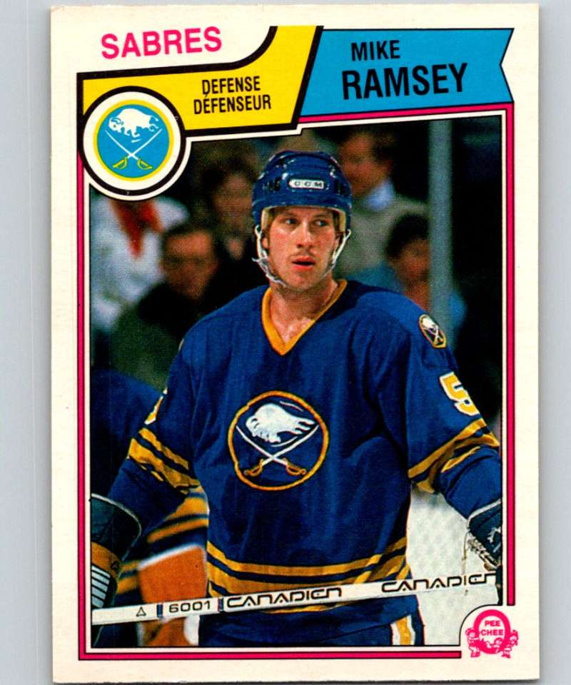 1983-84 O-Pee-Chee #70 Mike Ramsey Sabres NHL Hockey