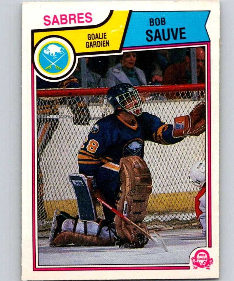 1983-84 O-Pee-Chee #71 Bob Sauve Sabres NHL Hockey