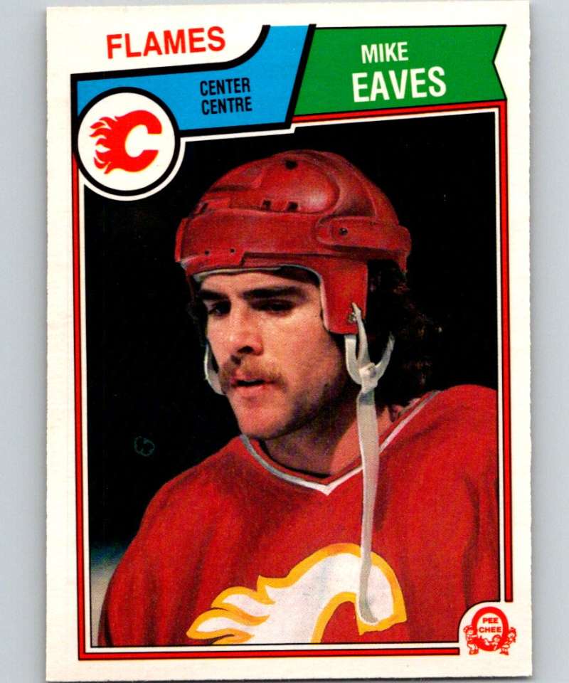 1983-84 O-Pee-Chee #79 Mike Eaves Flames NHL Hockey