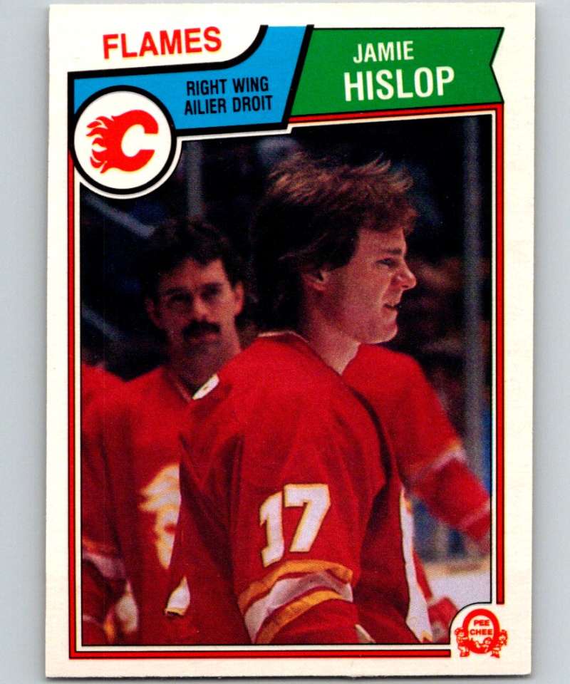 1983-84 O-Pee-Chee #83 Jamie Hislop Flames NHL Hockey