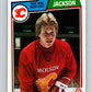 1983-84 O-Pee-Chee #84 Jim Jackson RC Rookie Flames NHL Hockey