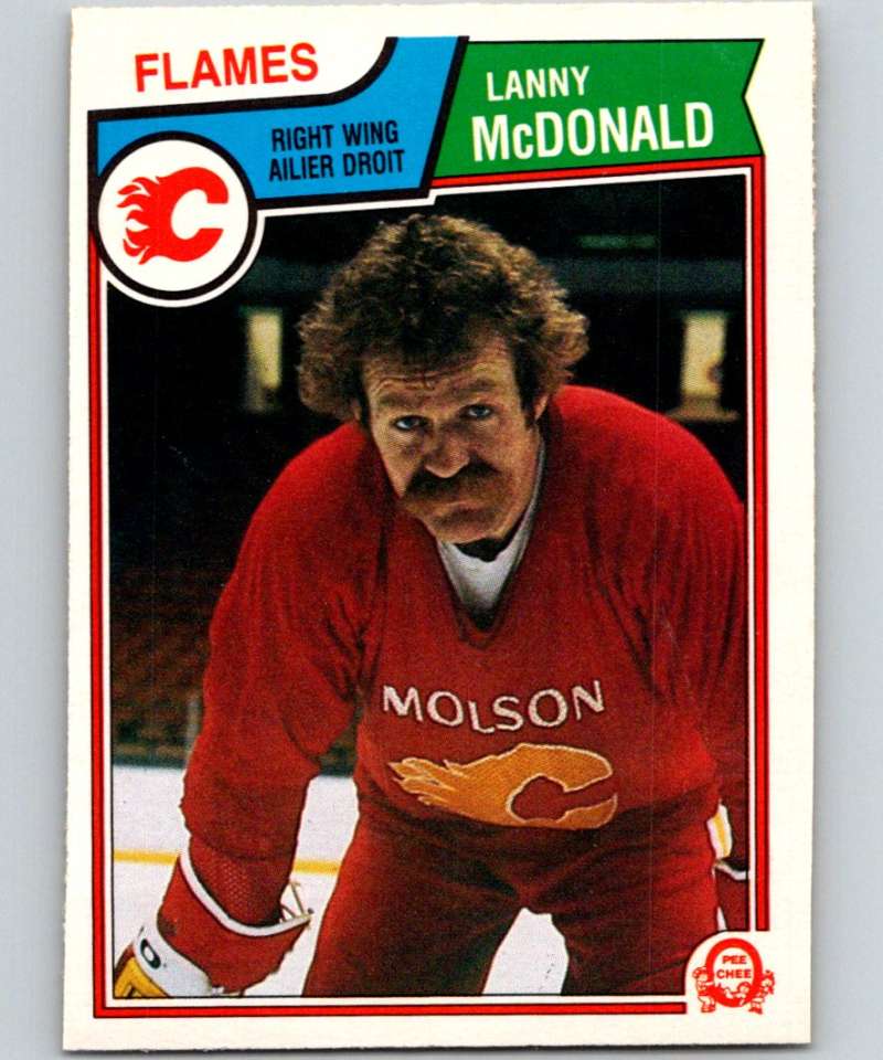 1983-84 O-Pee-Chee #87 Lanny McDonald Flames NHL Hockey