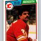 1983-84 O-Pee-Chee #88 Greg Meredith RC Rookie Flames NHL Hockey