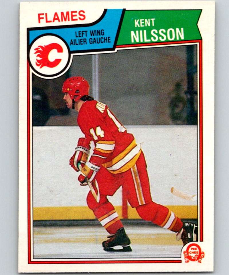 1983-84 O-Pee-Chee #89 Kent Nilsson Flames NHL Hockey