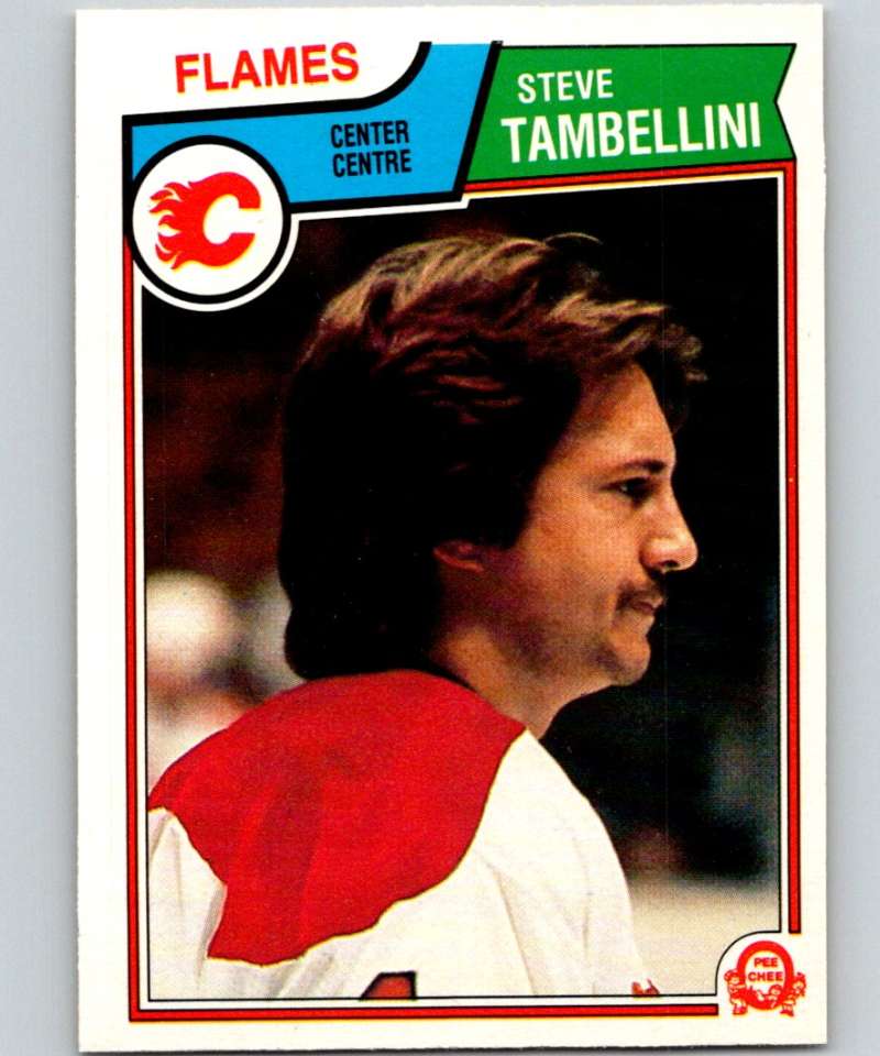 1983-84 O-Pee-Chee #93 Steve Tambellini Flames NHL Hockey