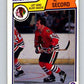 1983-84 O-Pee-Chee #112 Al Secord Blackhawks NHL Hockey Image 1