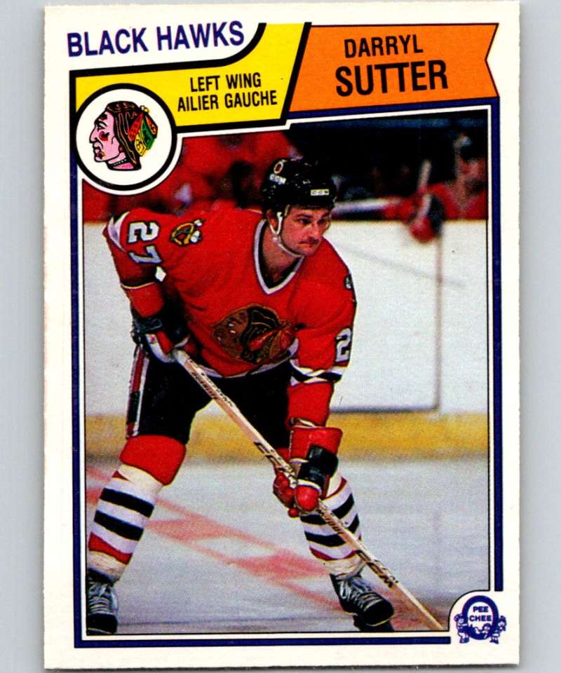 1983-84 O-Pee-Chee #113 Darryl Sutter Blackhawks NHL Hockey
