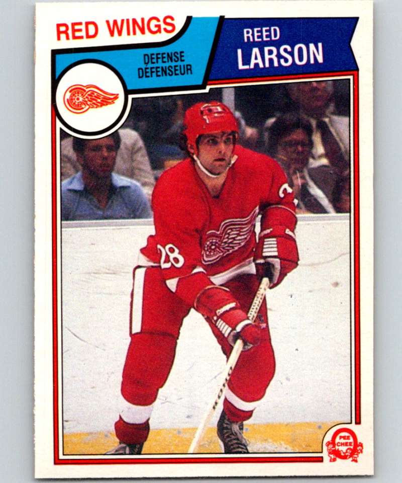 1983-84 O-Pee-Chee #125 Reed Larson Red Wings NHL Hockey