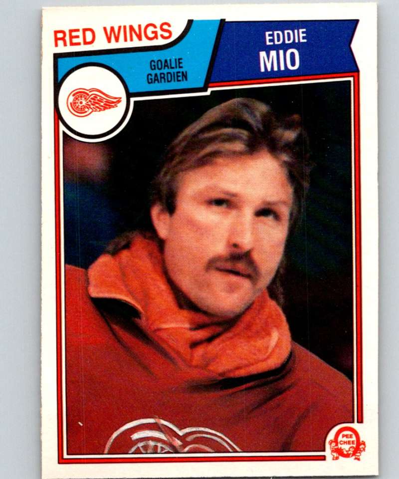 1983-84 O-Pee-Chee #127 Eddie Mio Red Wings NHL Hockey