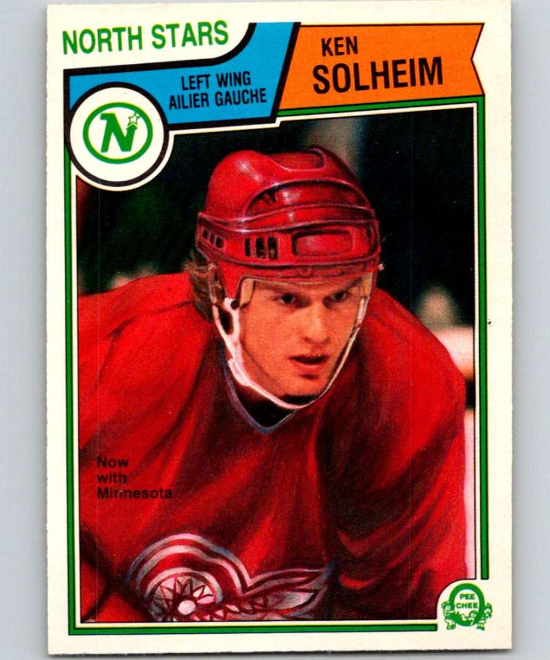 1983-84 O-Pee-Chee #131 Ken Solheim RC Rookie North Stars NHL Hockey