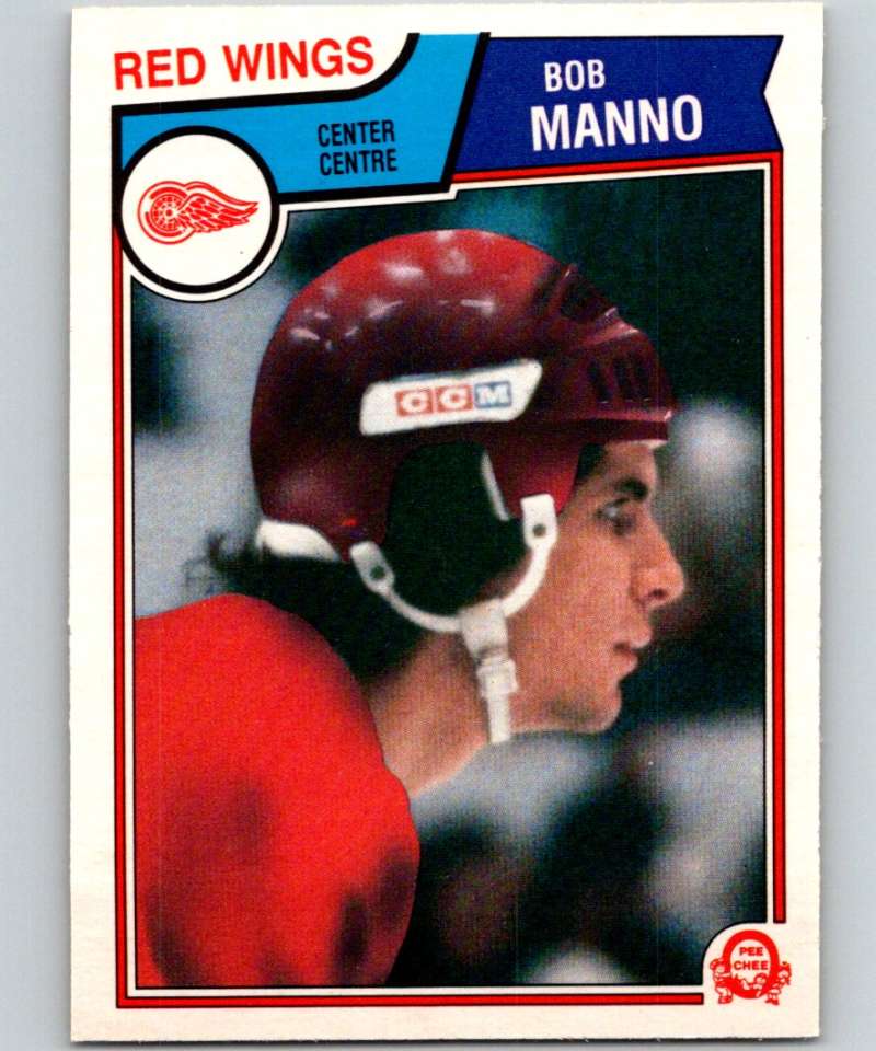 1983-84 O-Pee-Chee #132 Bob Manno Red Wings NHL Hockey