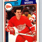 1983-84 O-Pee-Chee #133 Paul Woods Red Wings NHL Hockey