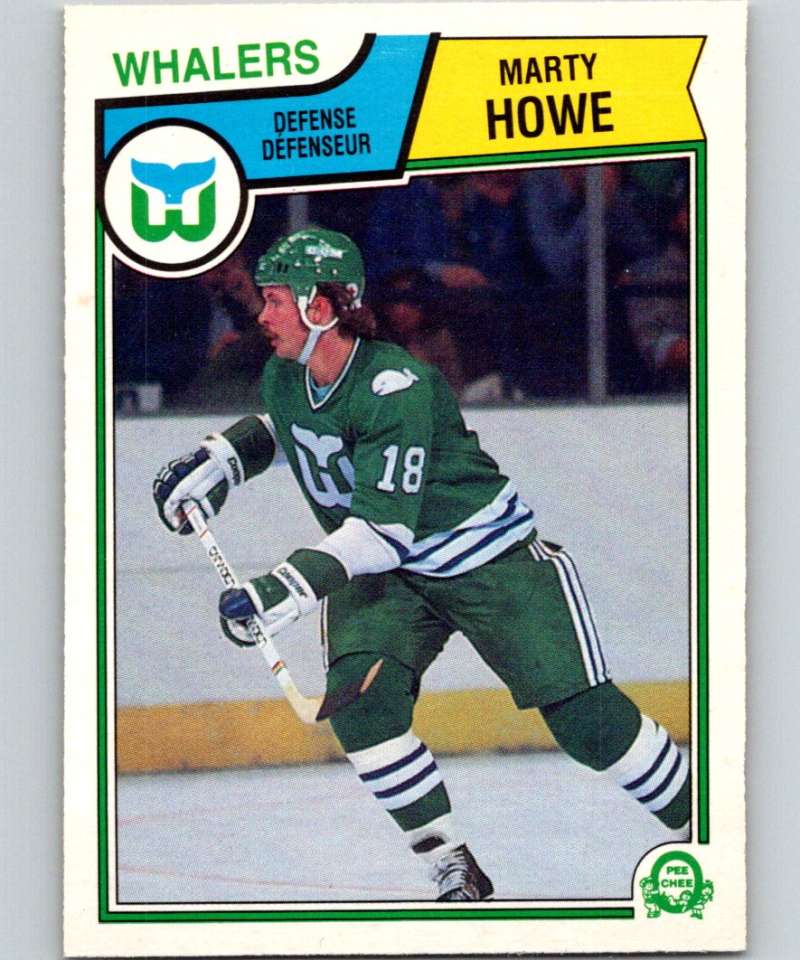 1983-84 O-Pee-Chee #139 Marty Howe Whalers NHL Hockey